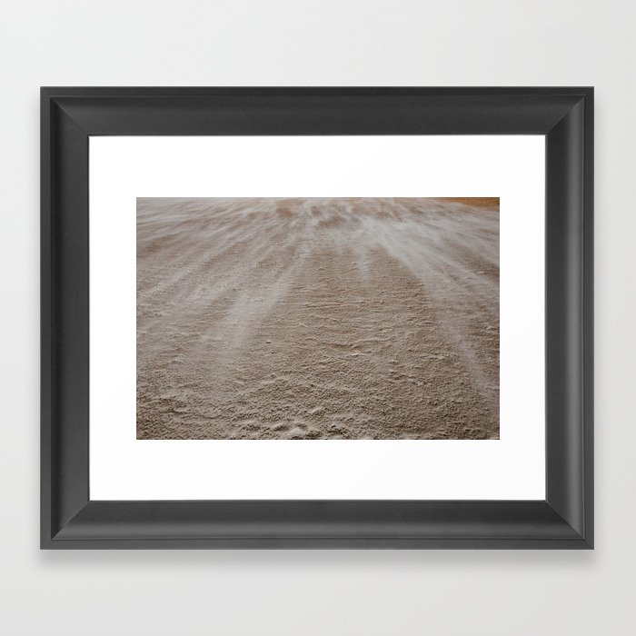 Wind & Sand Framed Art Print