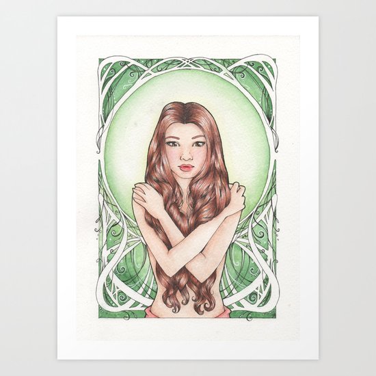 Green Art Print