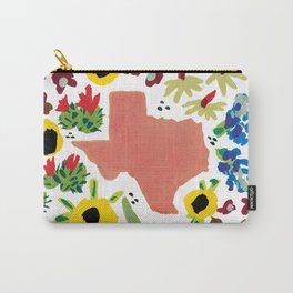 Texas + Florals Carry-All Pouch