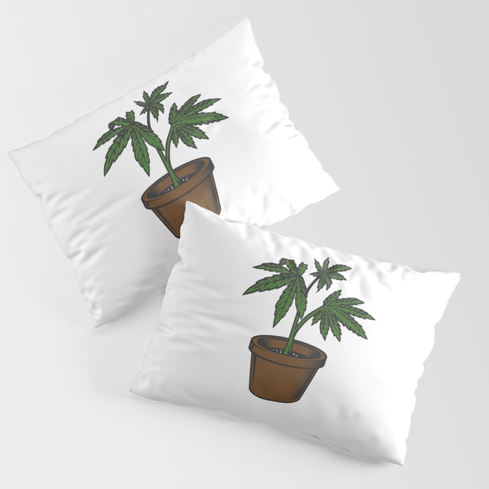 Cannabis Sativa Pillow Sham