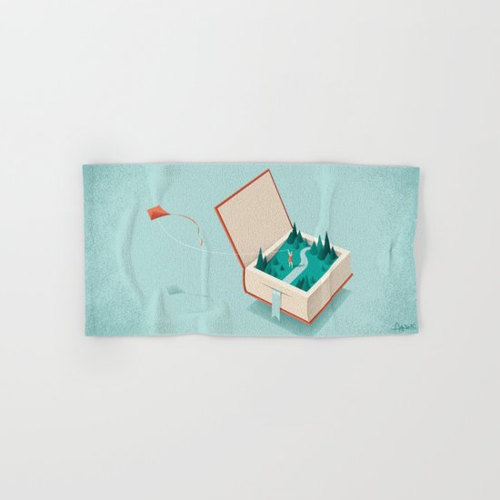 Flying Hand & Bath Towel