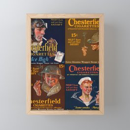 Chesterfield Cigarettes, 1914-1918 by Joseph Christian Leyendecker Framed Mini Art Print