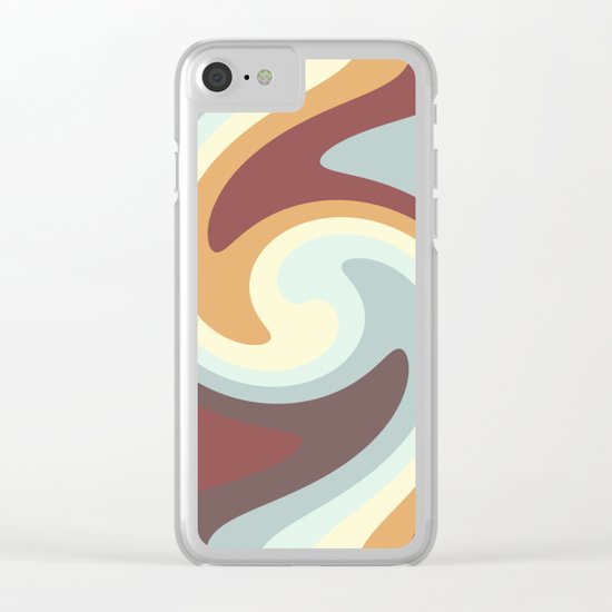Abstract 377 Clear iPhone Case