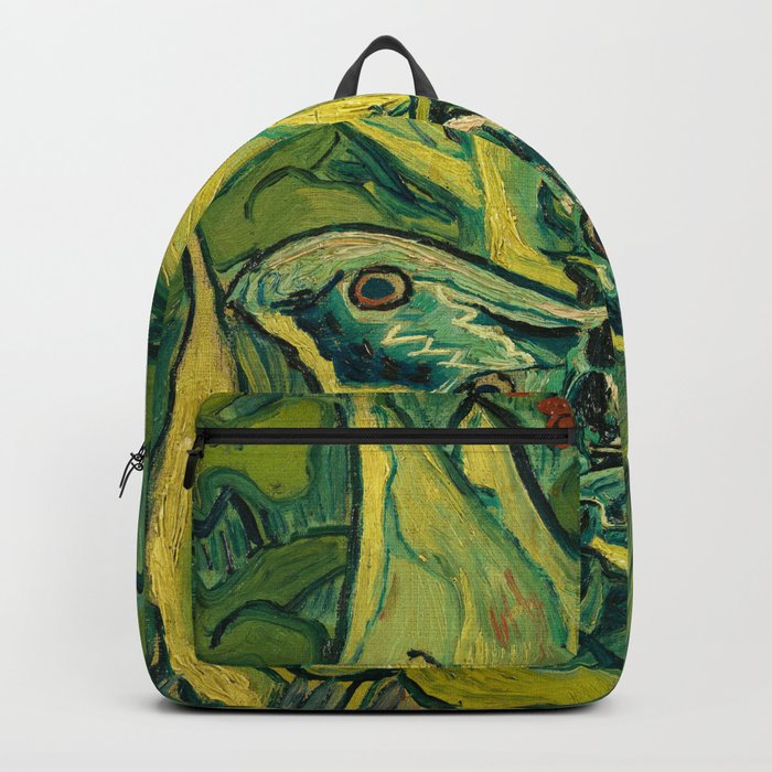 Giant Peacock Moth, 1889 by Vincent van Gogh Backpack