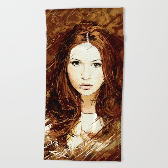 The Girl Who Waited Beach Towel