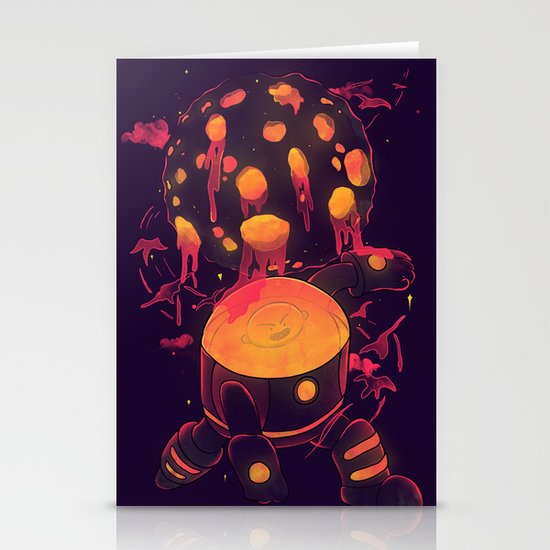 Super Heroic Pose Stationery Cards