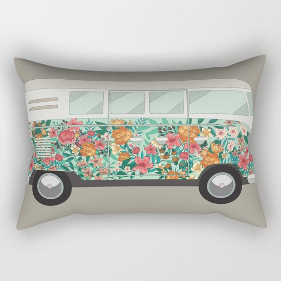 Hippie van Rectangular Pillow