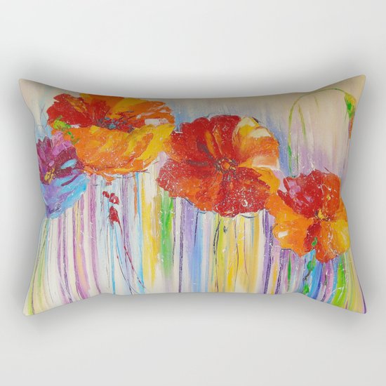 Flower abstraction Rectangular Pillow