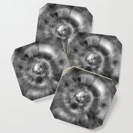 Sound - 36 (spiral of time abstract) Coaster