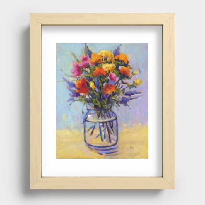 Spring Bouquet Recessed Framed Print