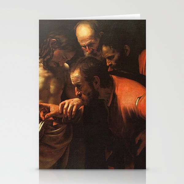 Caravaggio - The Incredulity of Saint Thomas Stationery Cards