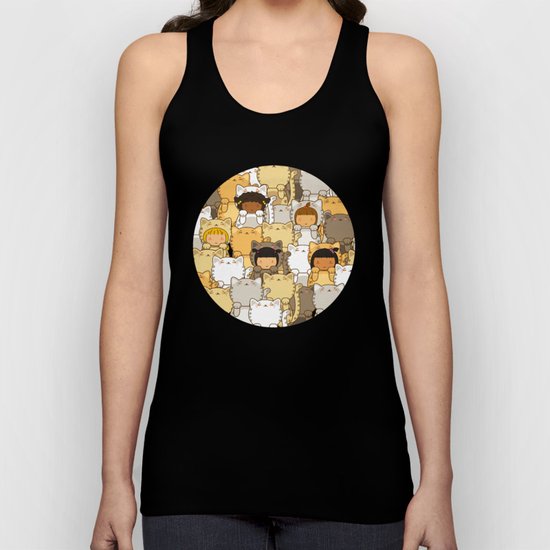 Lucky Cats Unisex Tank Top
