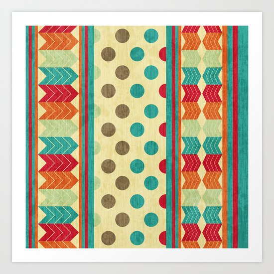 Shabby Sweet Mix Art Print