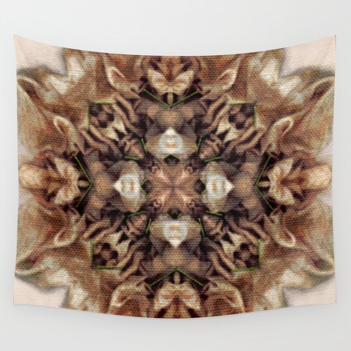 Fet Up and Folded  Wall Tapestry