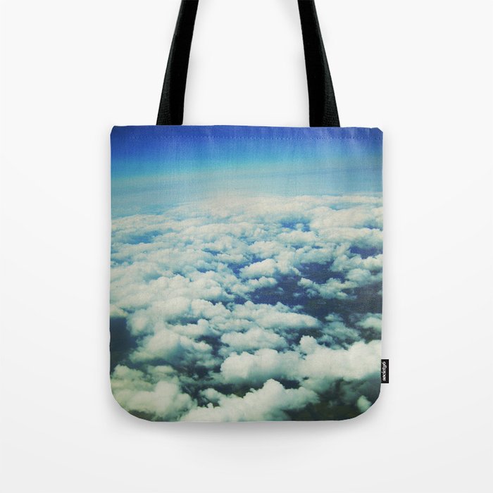 Clouds are the true mountains Tote Bag