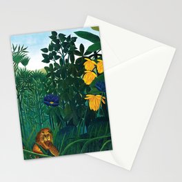 Henri Rousseau, The Repast of the Lion, Art Prints Stationery Card
