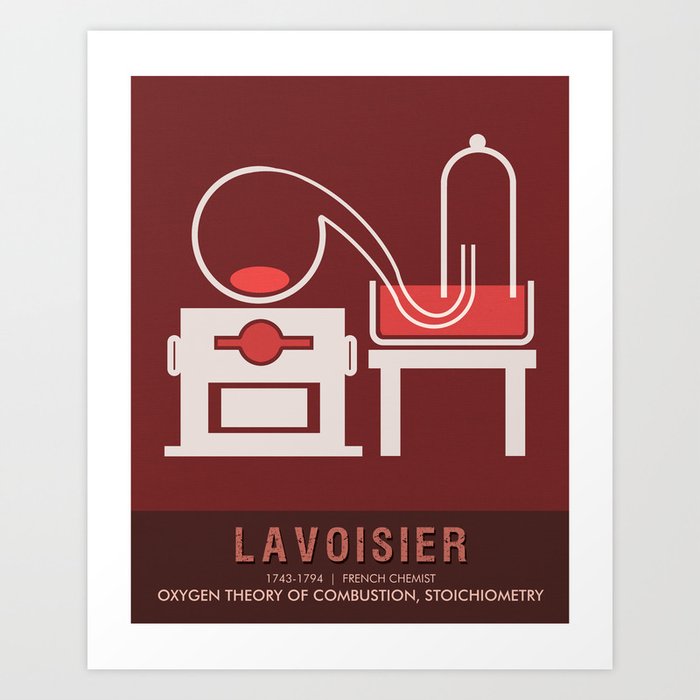 Science Posters - Antoine Lavoisier - Chemist Art Print