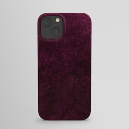 Burgundy Velvet iPhone Case