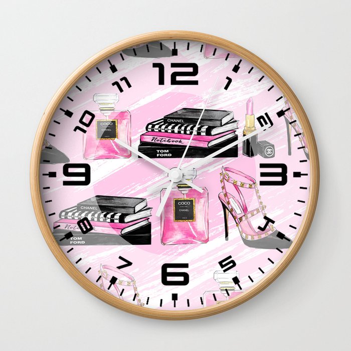 Perfume & Shoes Wall Clock