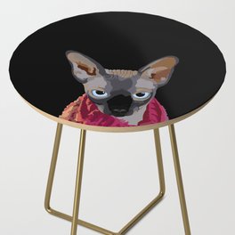 Dante the Sphynx Cat Side Table