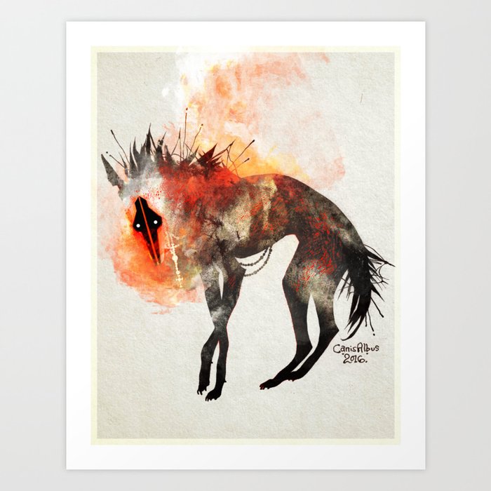 Spread The Fire Art Print By Canisalbus Society6