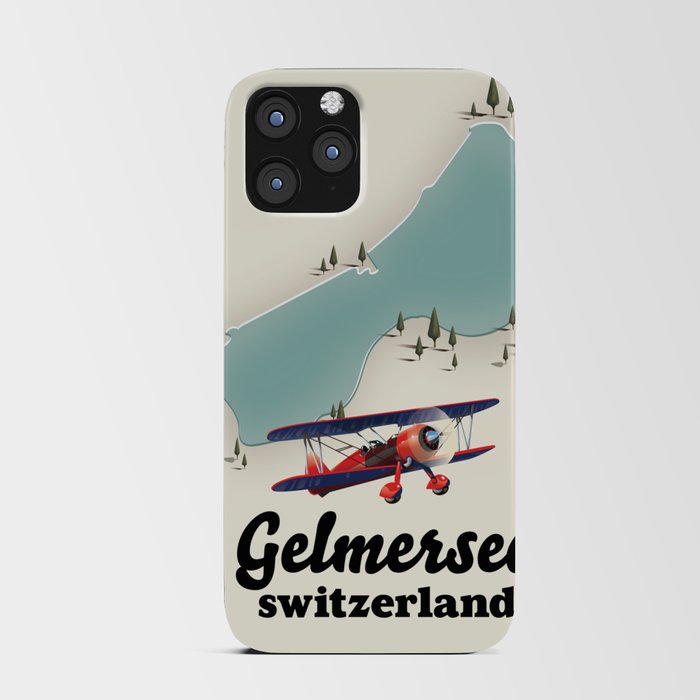 Gelmersee lake map iPhone Card Case
