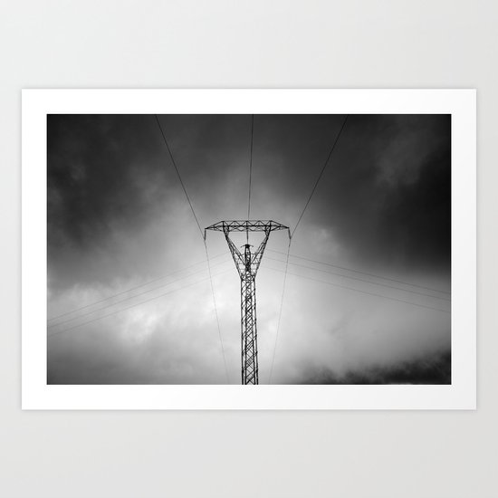 Electrical symmetries Art Print