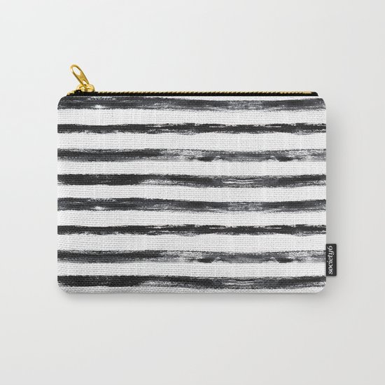 Grungy stripes Carry-All Pouch