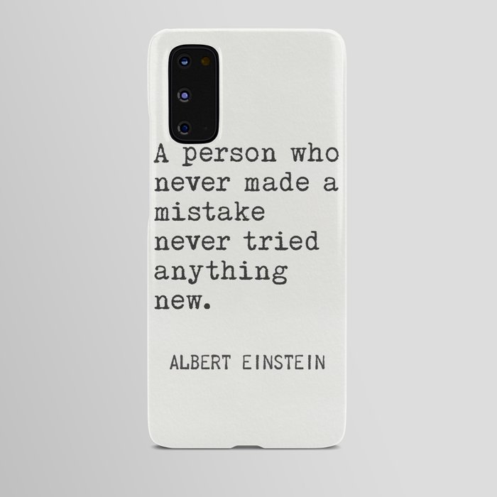 Albert Einstein 89 Android Case