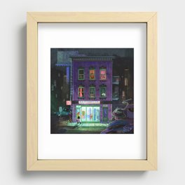 City Night Recessed Framed Print