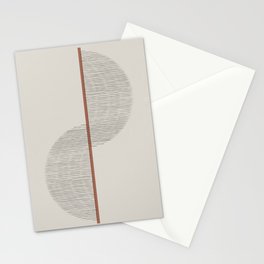 Geometric Composition II Stationery Card