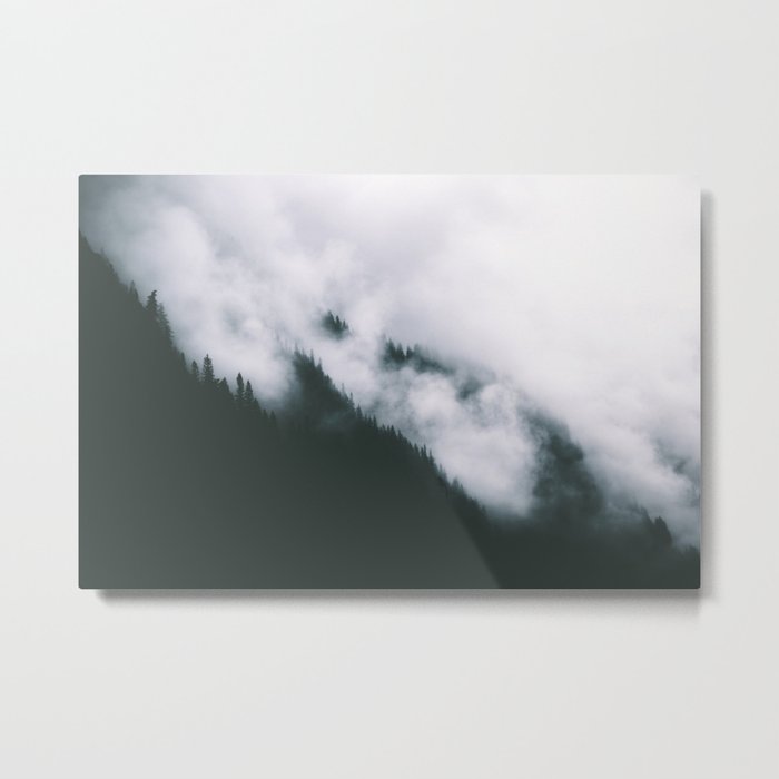 Forest Fog VII Metal Print