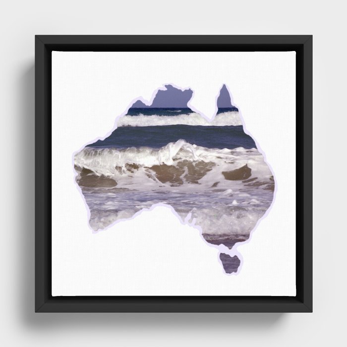 Australia beach Framed Canvas