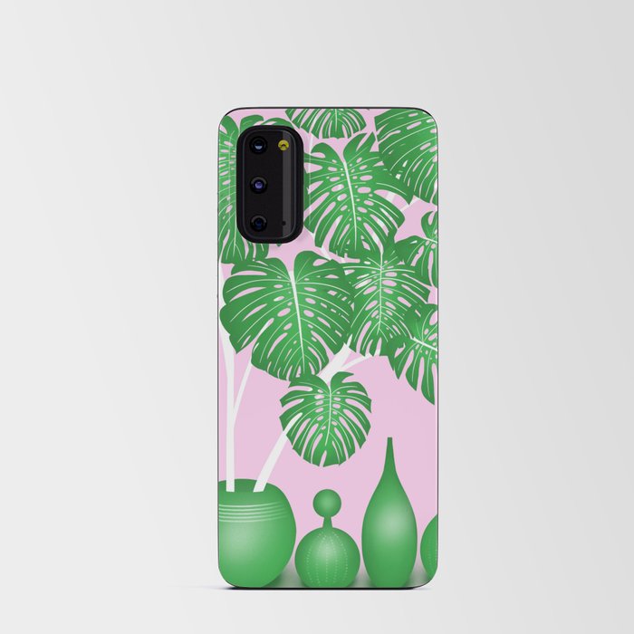 Monstera Dreams - Green Android Card Case