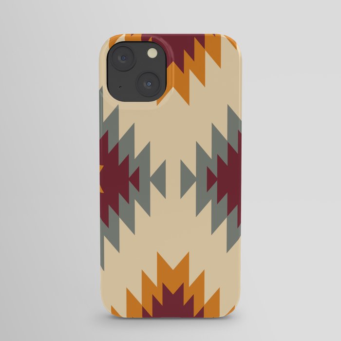 Aztec Southwestern pattern Navajo ornament Tribal Native American print iPhone Case