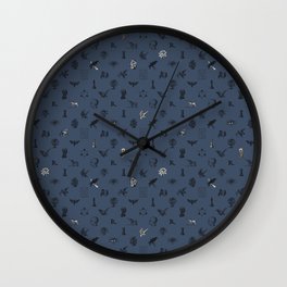 House of the Wise - Pattern II Wall Clock