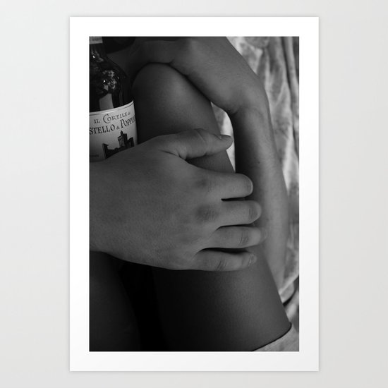 Loving hands Art Print