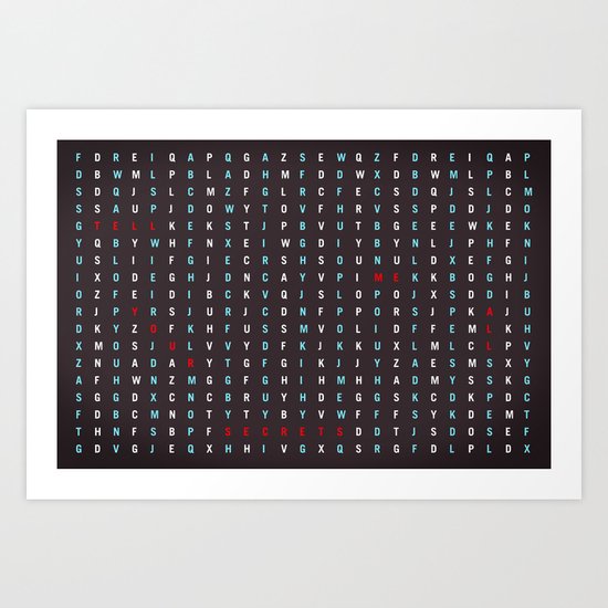 secrets Art Print