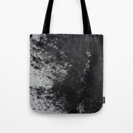 Spotty black cowhide Tote Bag