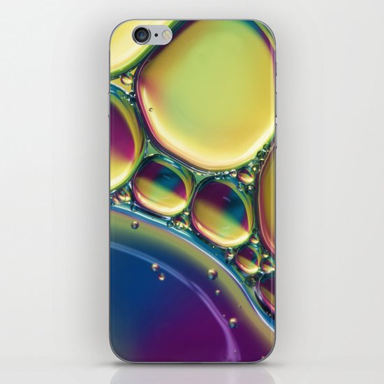 Oil and Water Abstract with Purple iPhone & iPod Skin