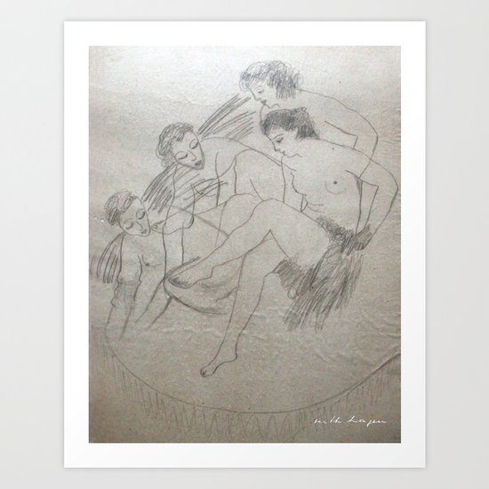 "vous lavez" Art Print