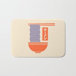 Ramen Minimal - Cream Badematte | Soup, Pork, Graphicdesign, Miso, Ramennoodles, Soba, Noodle, Udon, Minimal, Tonkotsu 