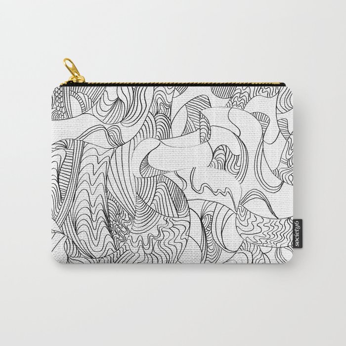 Lines In Mind Carry-All Pouch