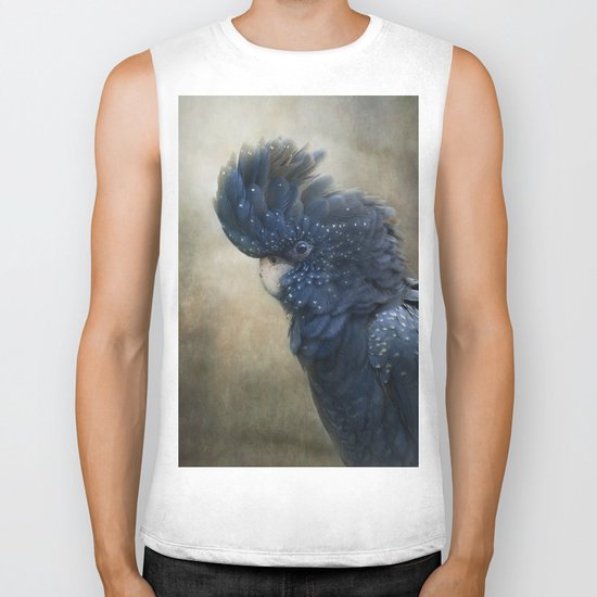 Black Cockatoo no 1 Biker Tank