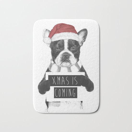 Xmas is coming Bath Mat
