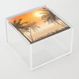 Palm trees Acrylic Box