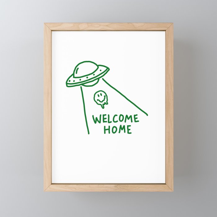 Welcome Home Framed Mini Art Print