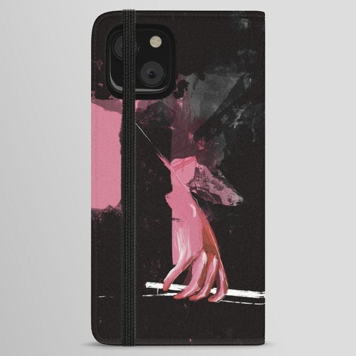 The cello player iPhone Wallet Case