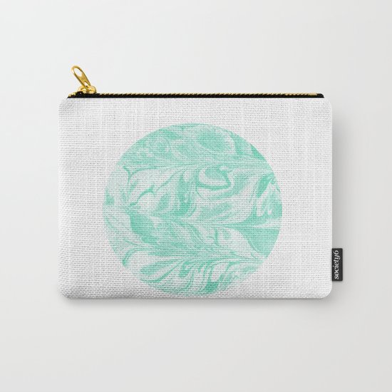 Ryota - spilled ink abstract marble circle trendy must have gift for dorm college student life paint Carry-All Pouch