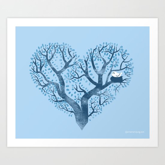 Home is where the nest is Art Print
